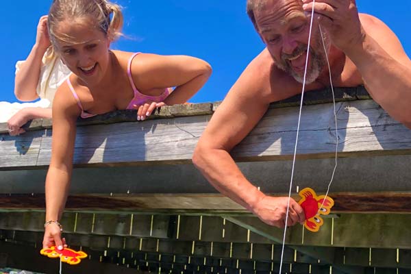 Krabbfiske hos Hällestrand semesterby