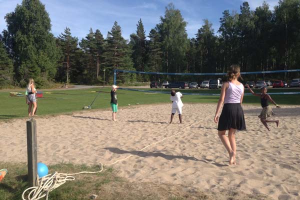 Volleyboll på Hällestrand