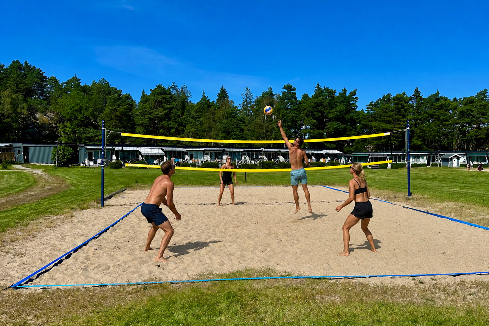 Anläggningen på sommaren