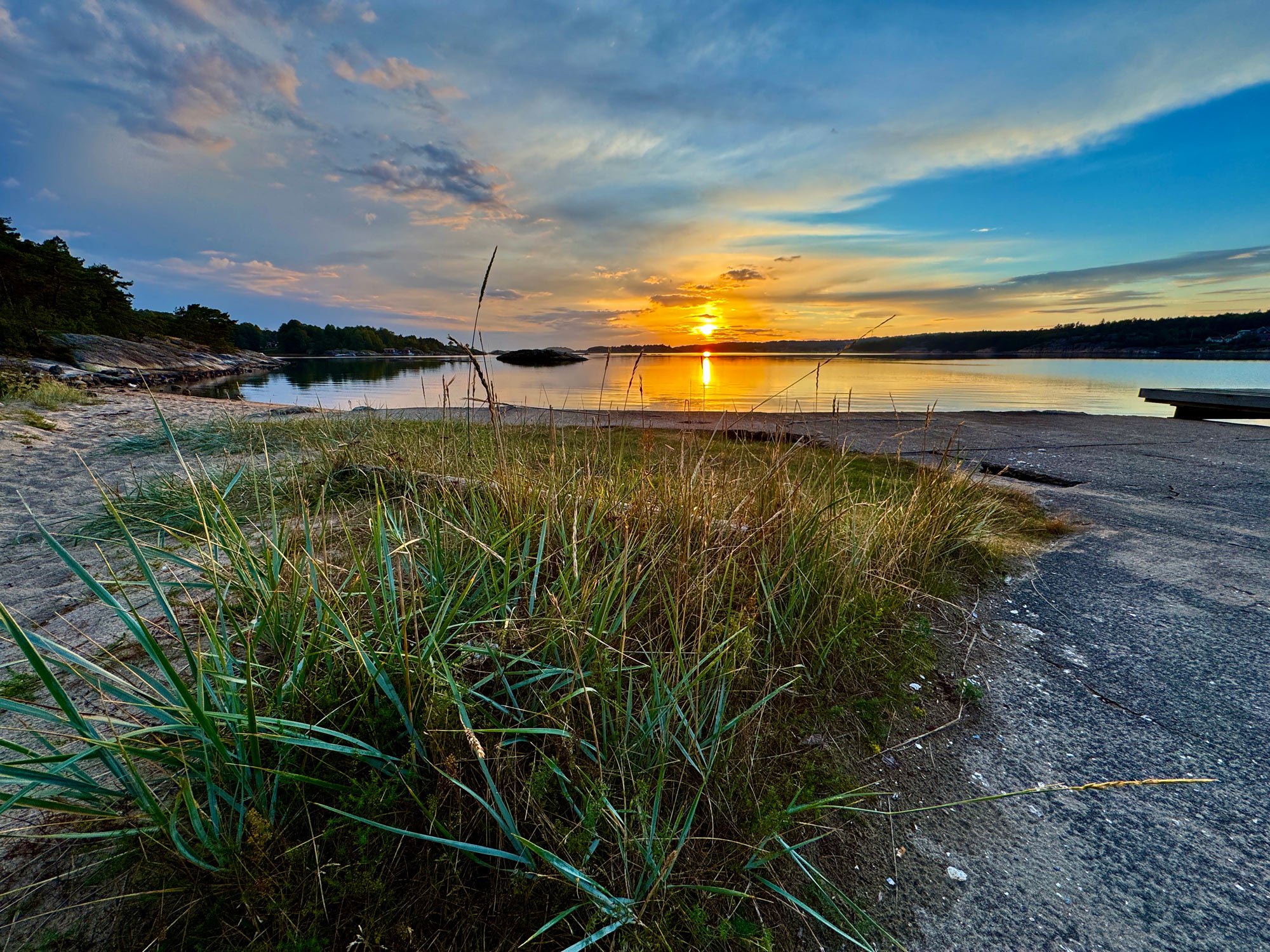 Anläggningen på sommaren