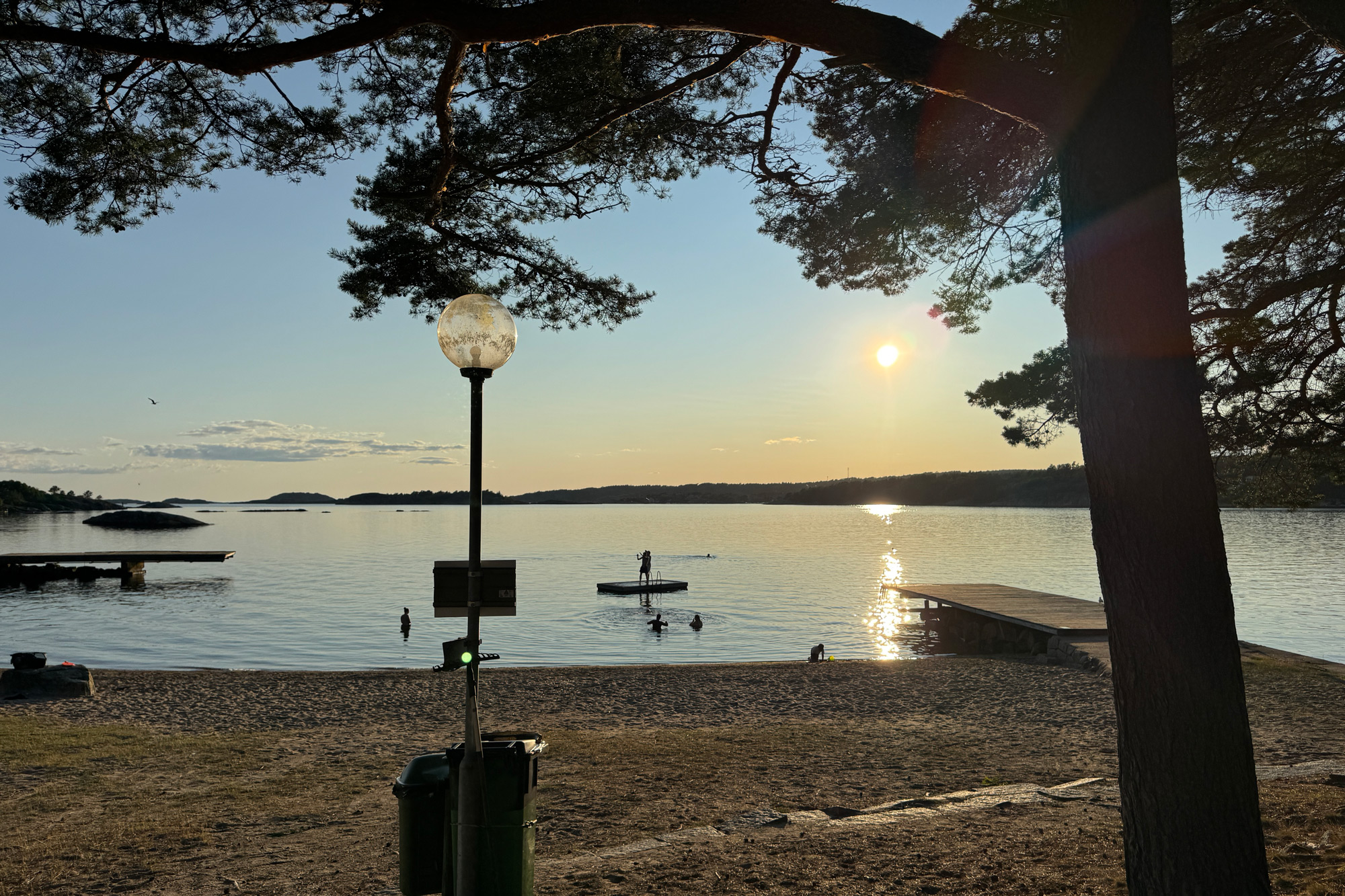 Anläggningen på sommaren