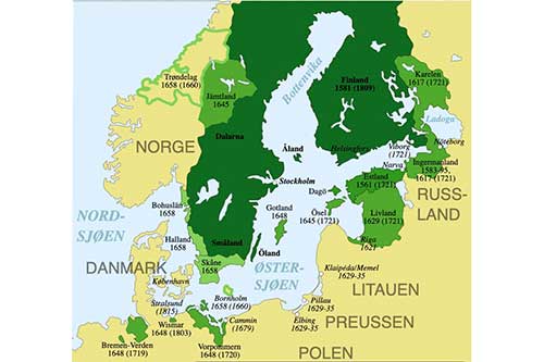 Sverige i Norden 1561 till 1815.